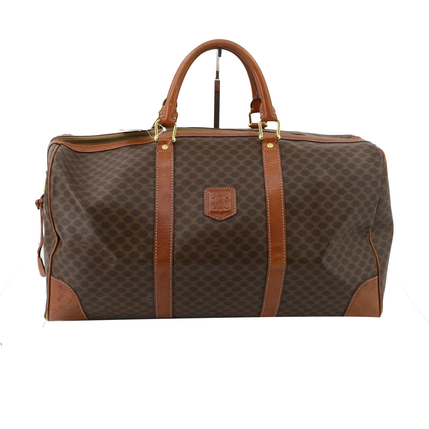 Brown Macadam Boston Bag