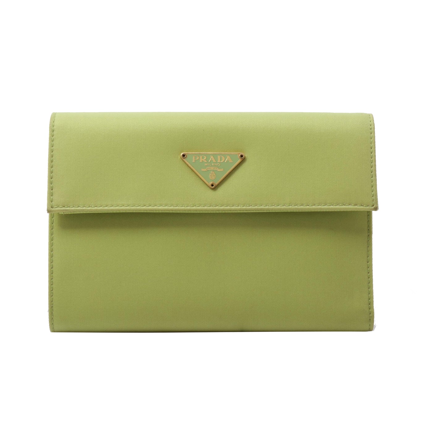 Green Leather Tri-fold wallet