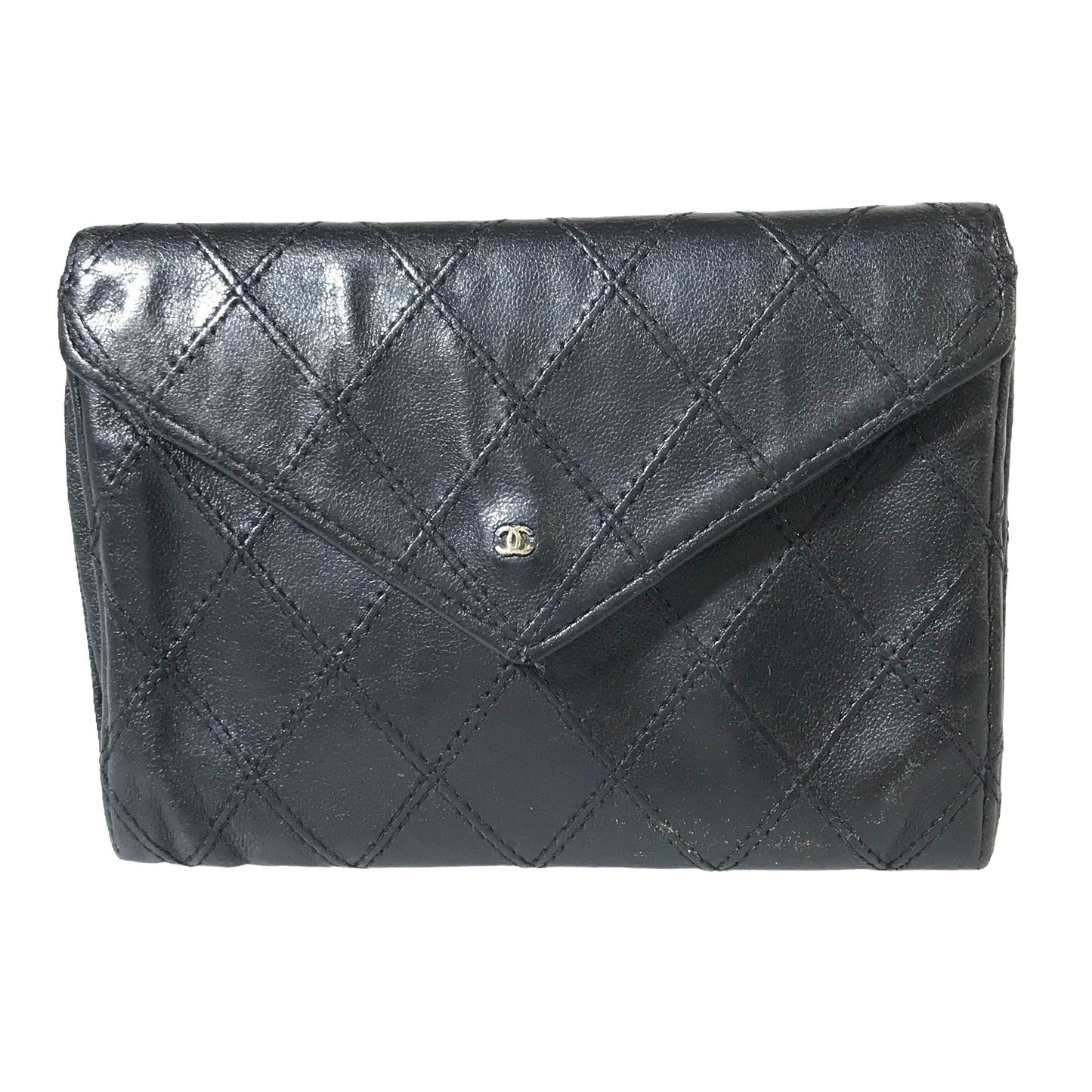 Black Leather Coin Case