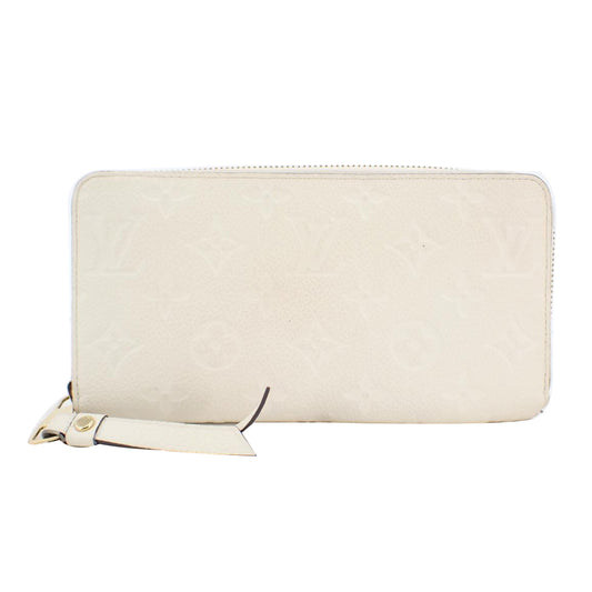 Empriente White Zippy Wallet