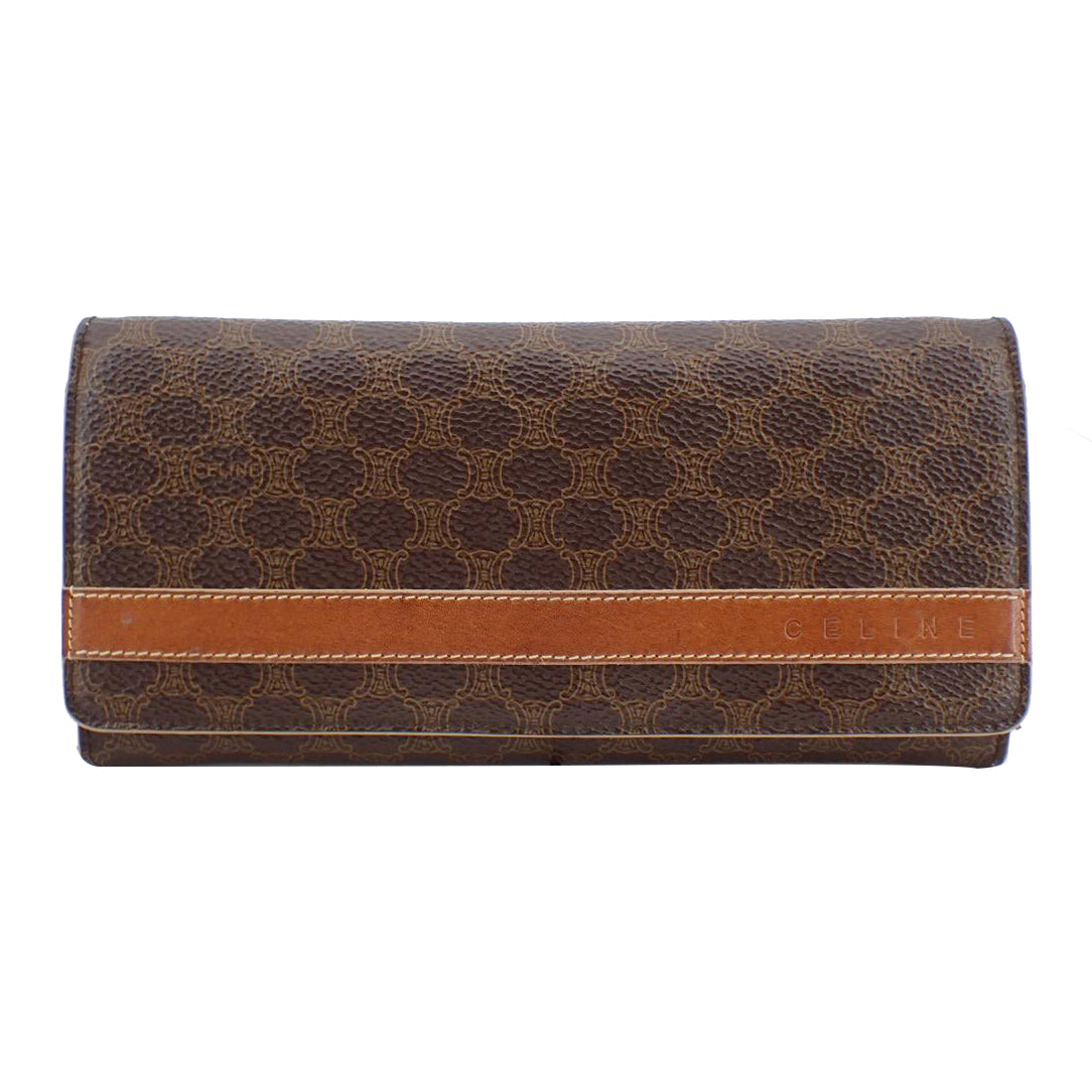 Brown Macadam Long Wallet