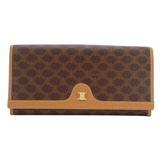 Brown Macadam Long Wallet