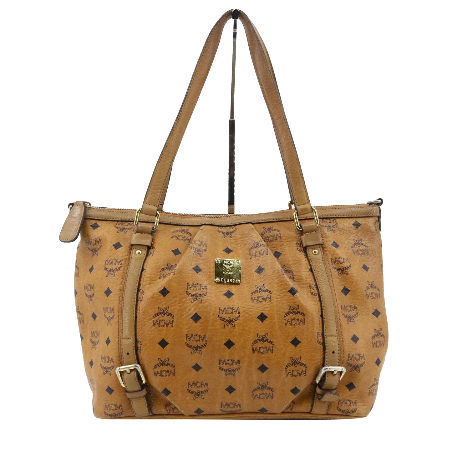 Brown Visetos 2Way Shoulder Bag