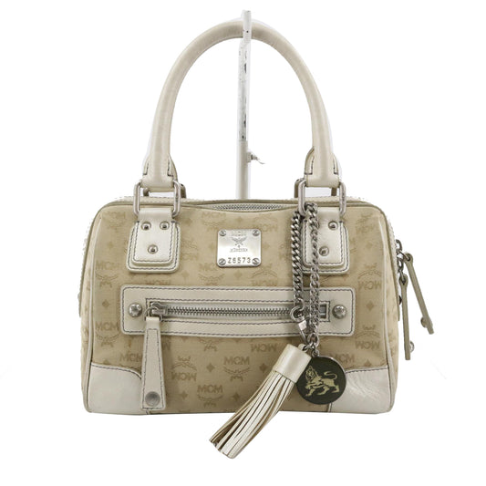 White Leather Handbag