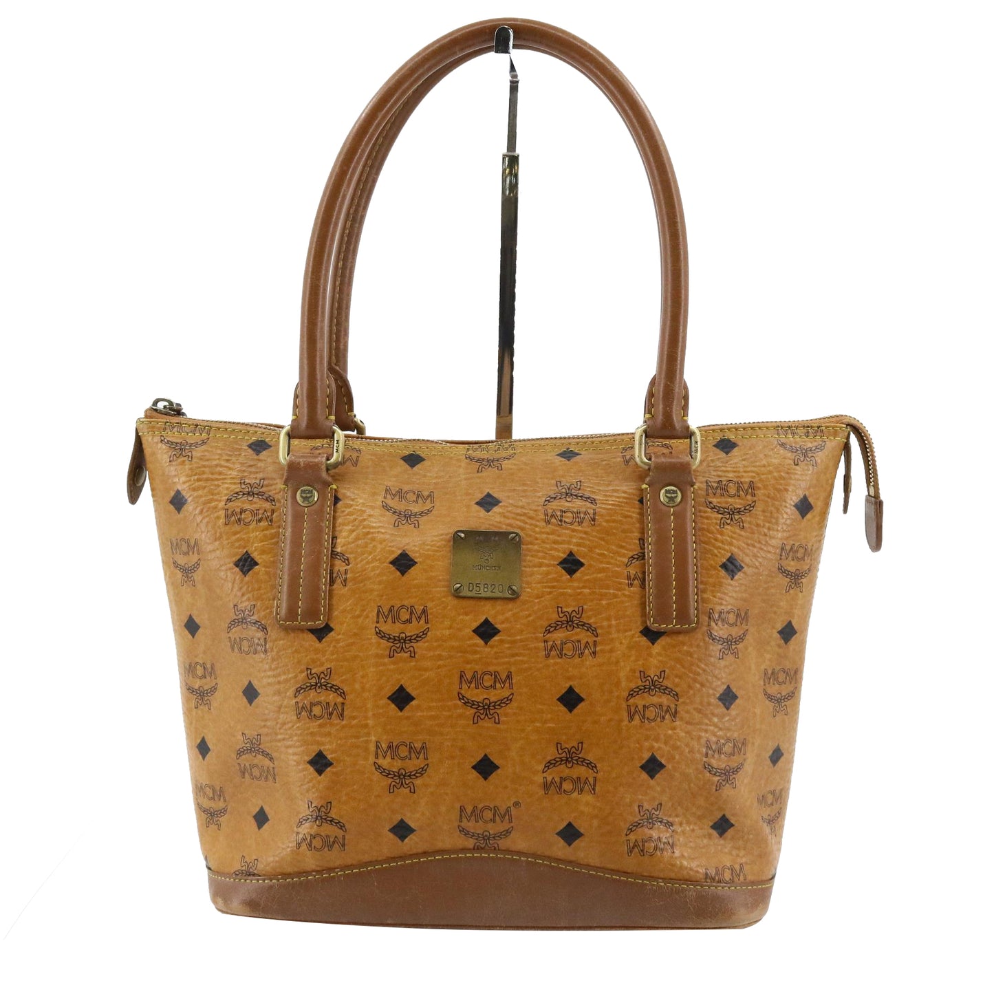 Brown Visetos Tote Bag