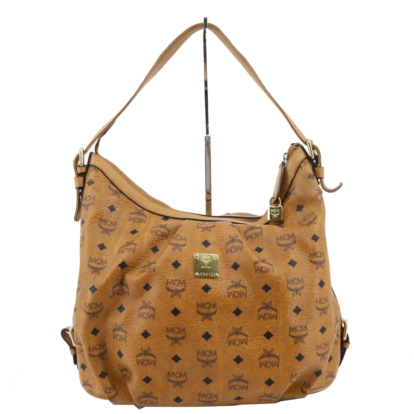 Brown Visetos Shoulder Bag