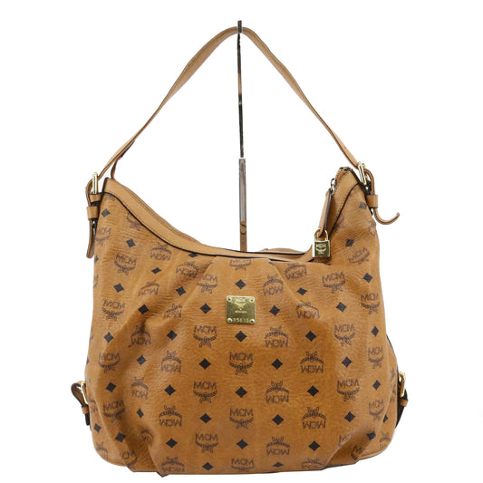 Brown Visetos Shoulder Bag