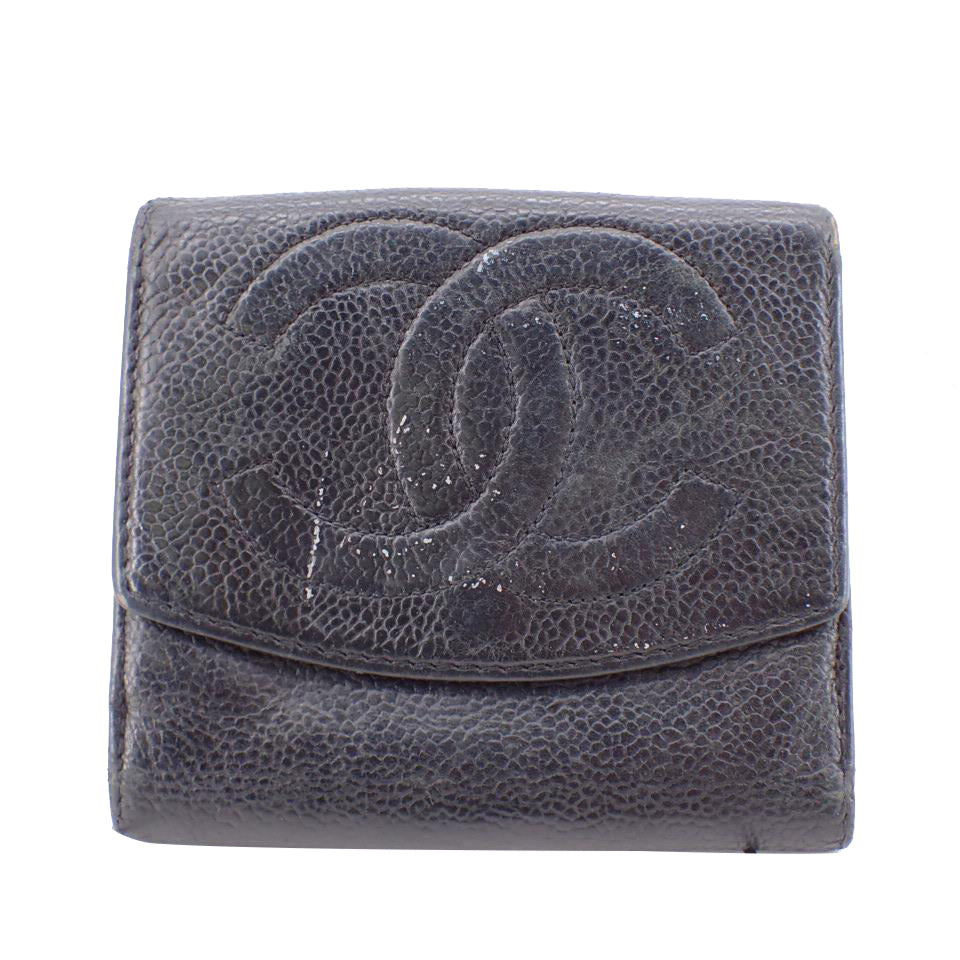 Black Caviar Compact Wallet