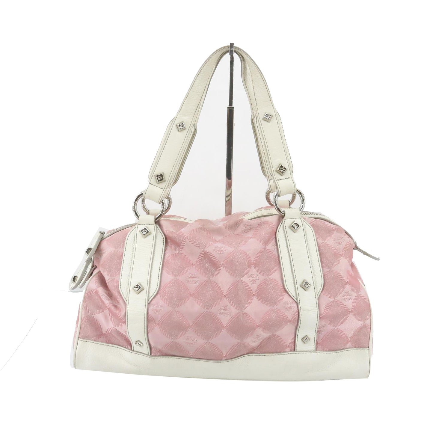 Pink Leather Shoulder Bag