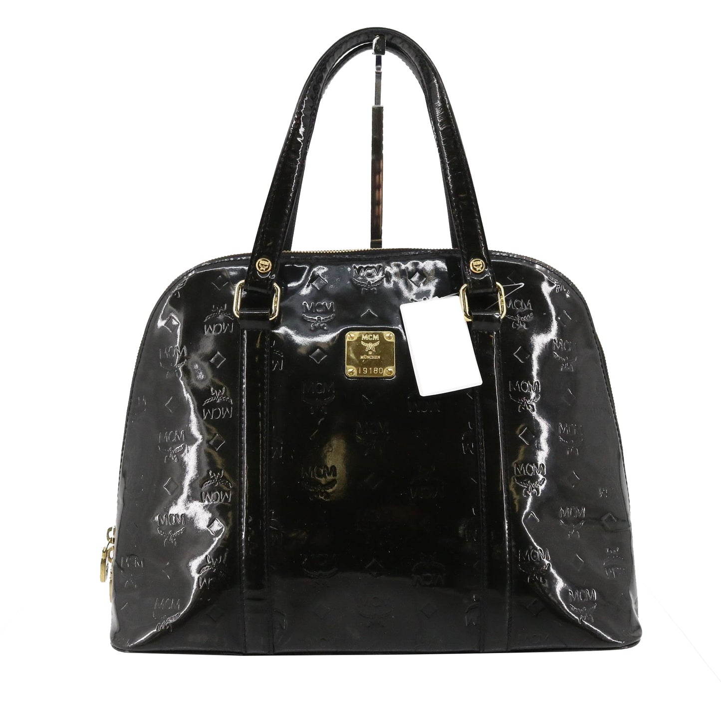 Black Leather Tote Bag