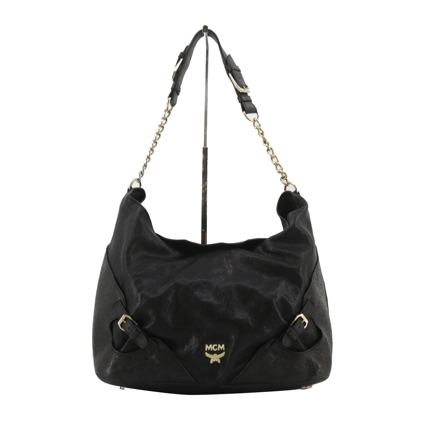 Black Leather Shoulder Bag