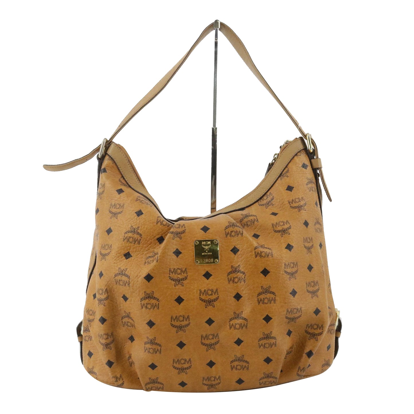 Brown Visetos Shoulder Bag