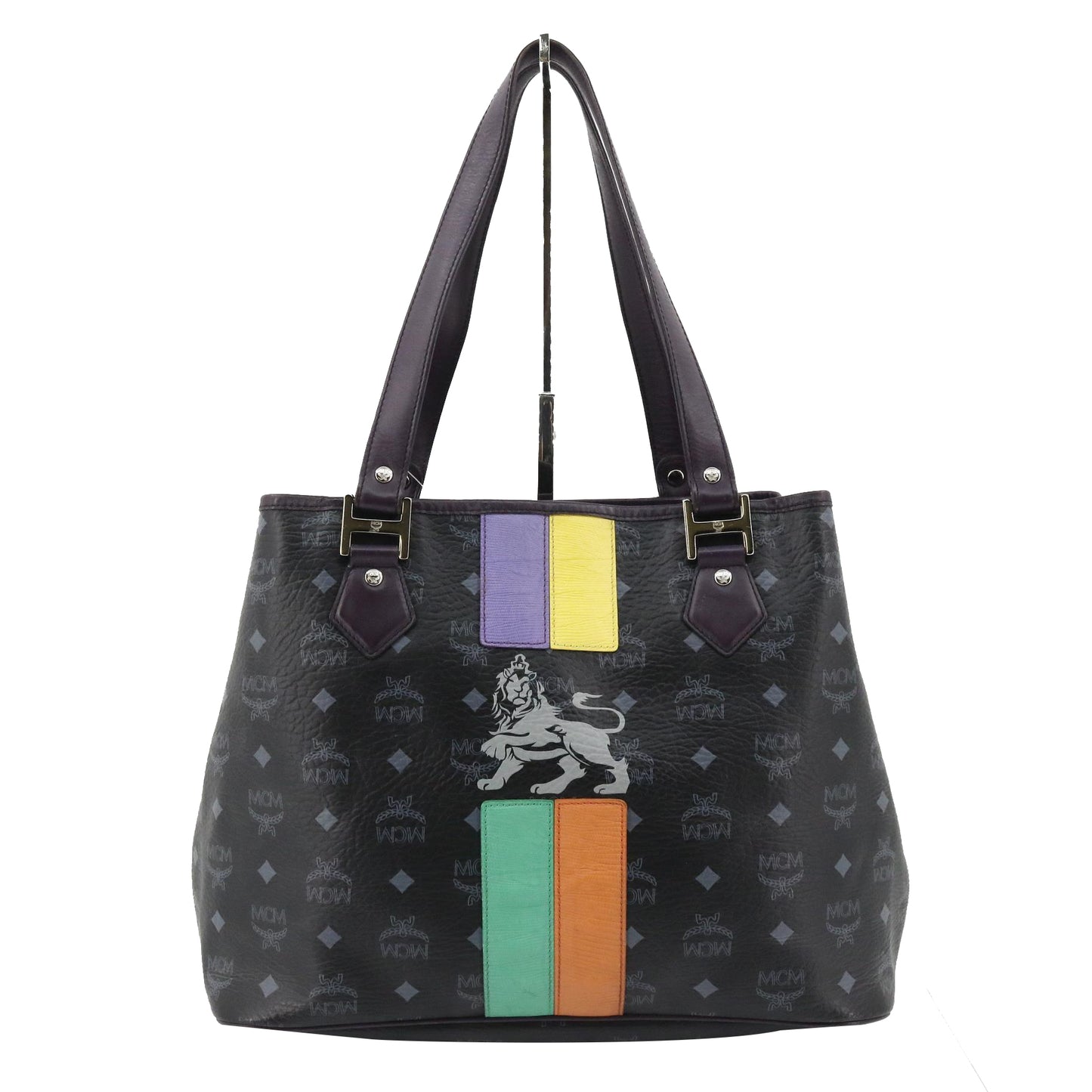 Black Visetos Tote Bag