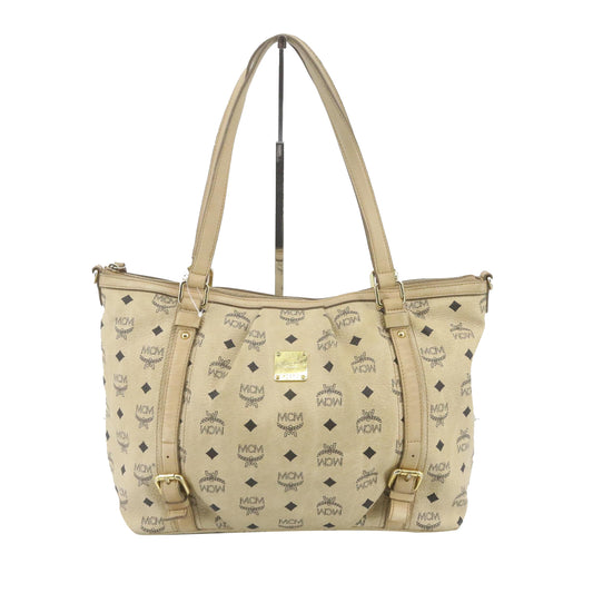 White Visetos Tote Bag