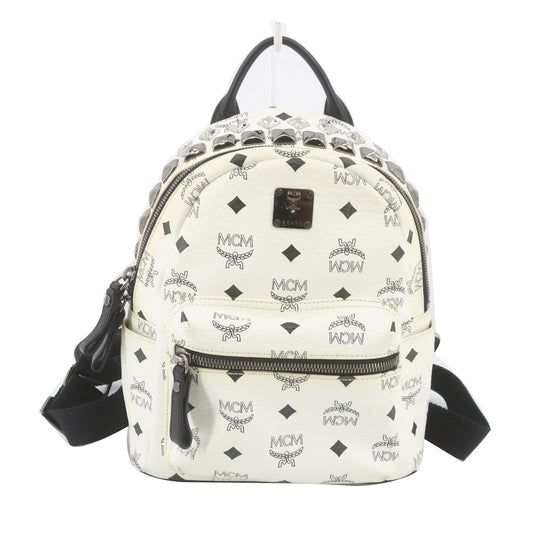 White Visetos Backpack