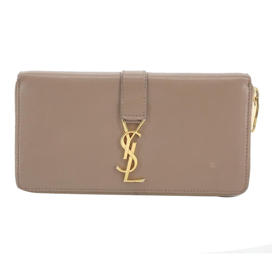 Beige Cassandra Long Wallet