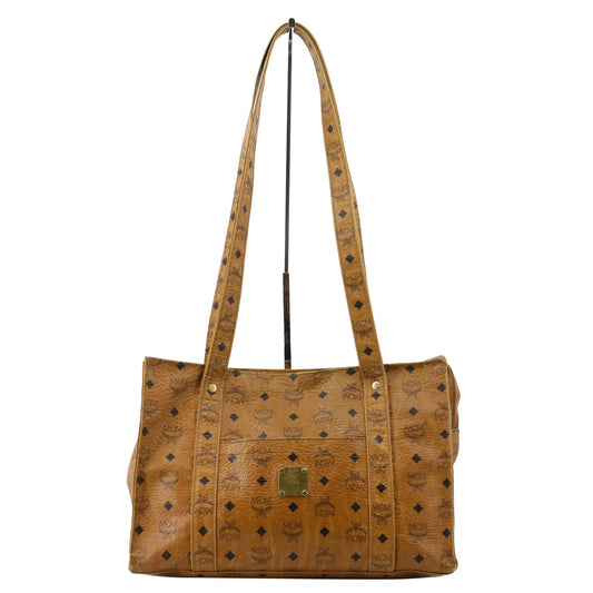 Brown Visetos Shoulder Bag