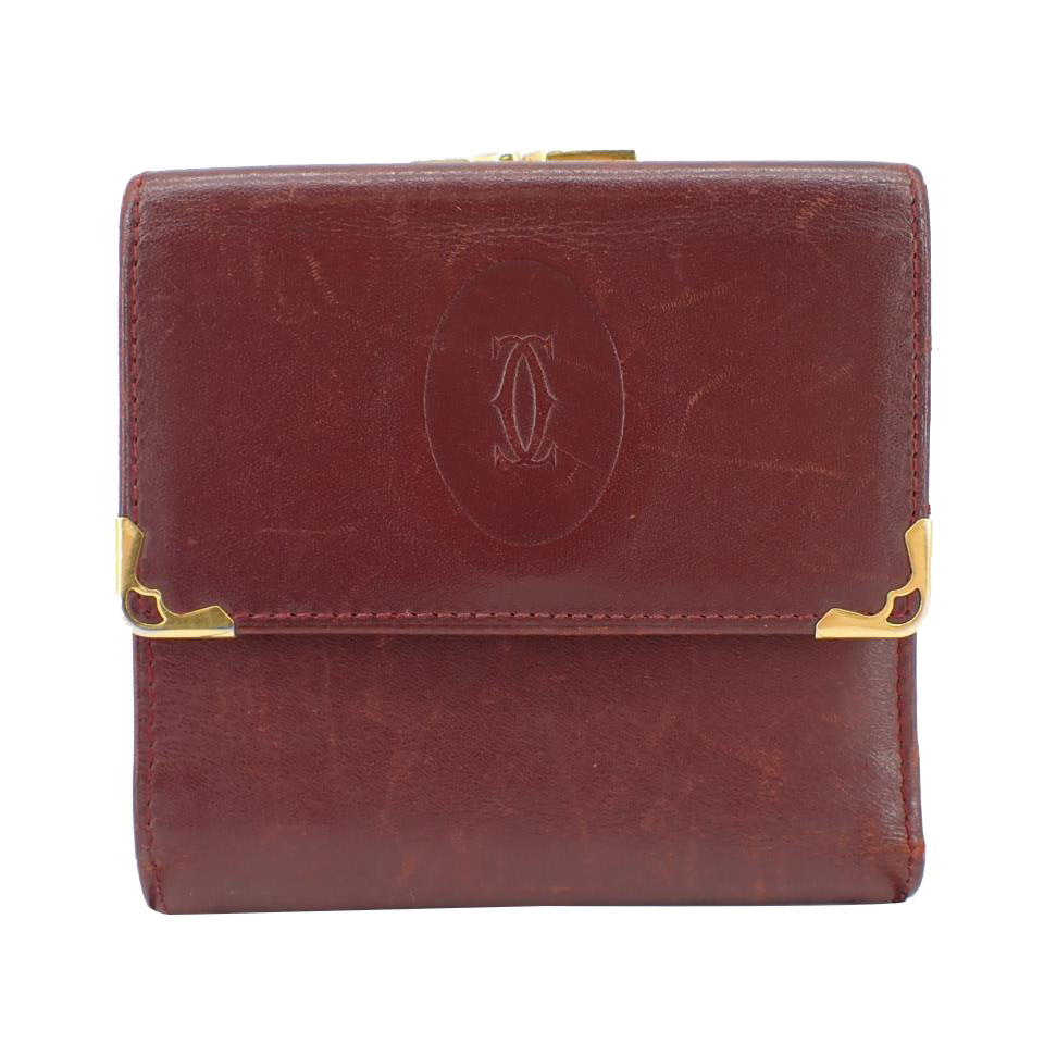 Bordeaux Clasp Wallet