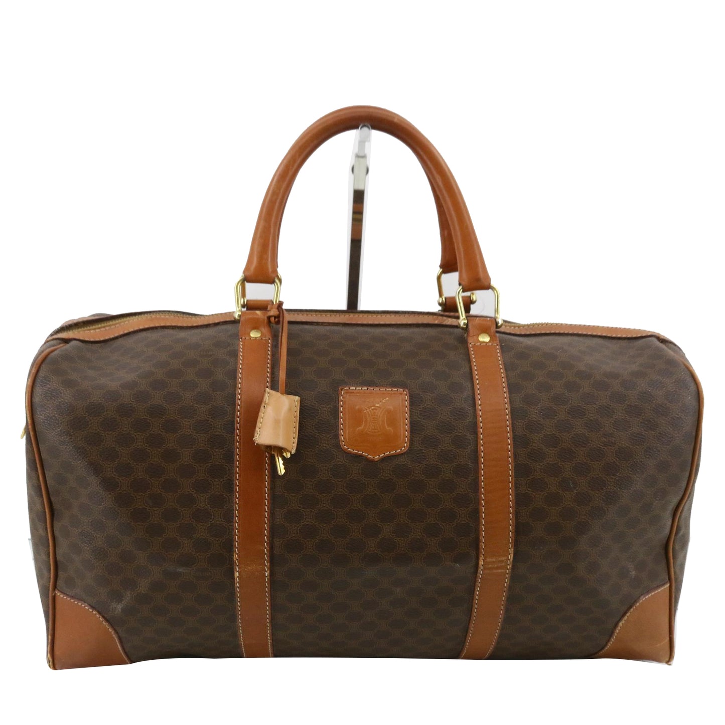 Brown Macadam Boston Bag