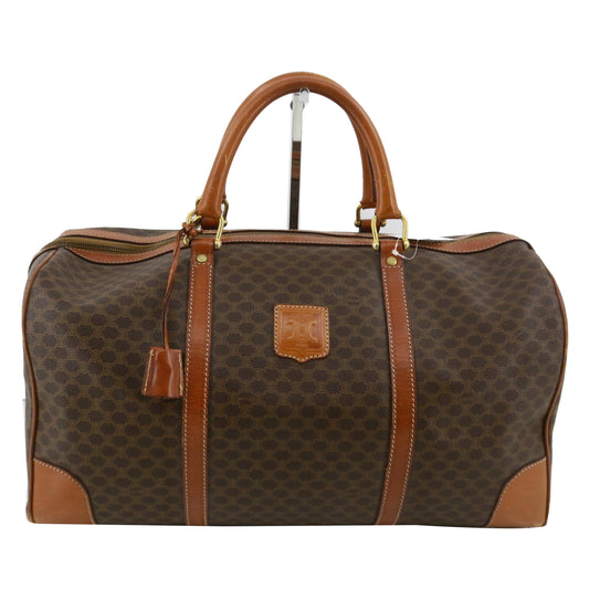 Brown Macadam Boston Bag