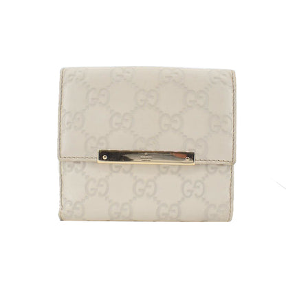 White Sima Compact Wallet