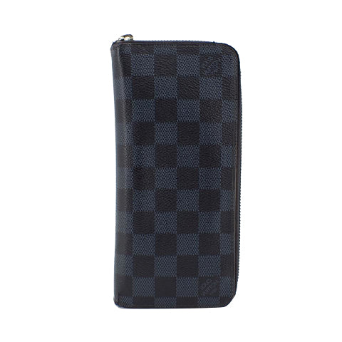 Damier Cobalt Vertical Zippy Wallet