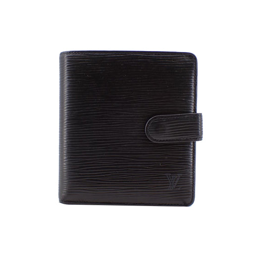 Epi Black Compact Wallet