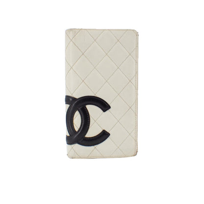 White Cambonline Long Wallet