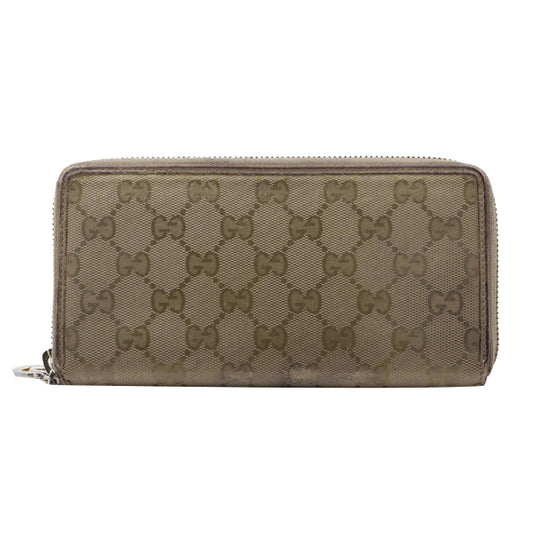 Brown Sima Zippy Long Wallet