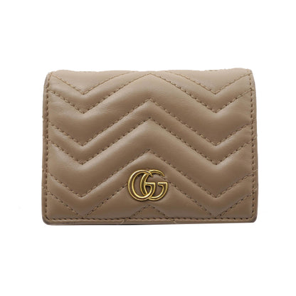 Brown GG Marmont Bi-fold Wallet