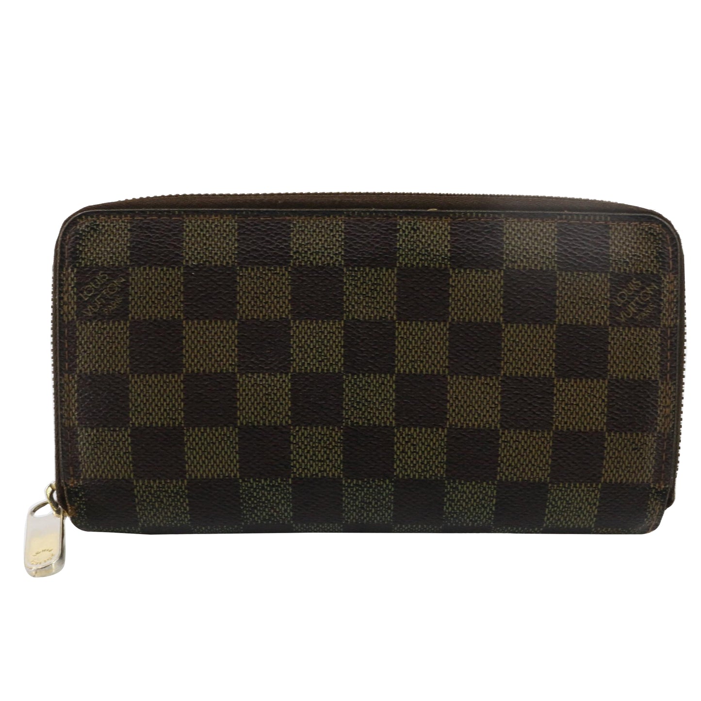 Damier Ebene Brown Zippy Wallet