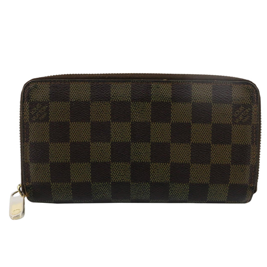 Damier Ebene Brown Zippy Wallet