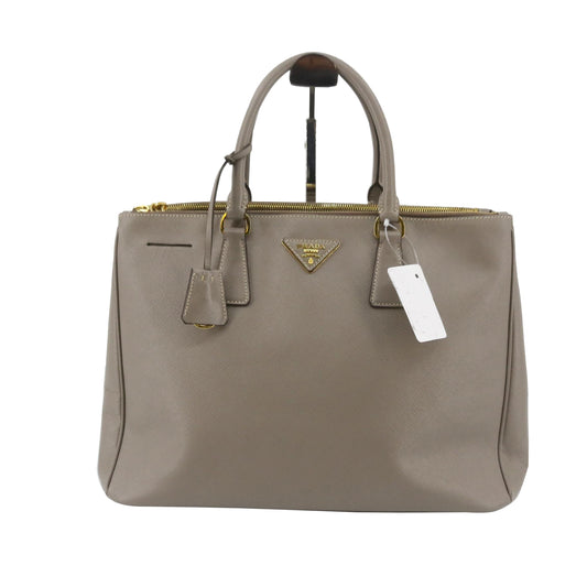 Beige Leather Tote bag