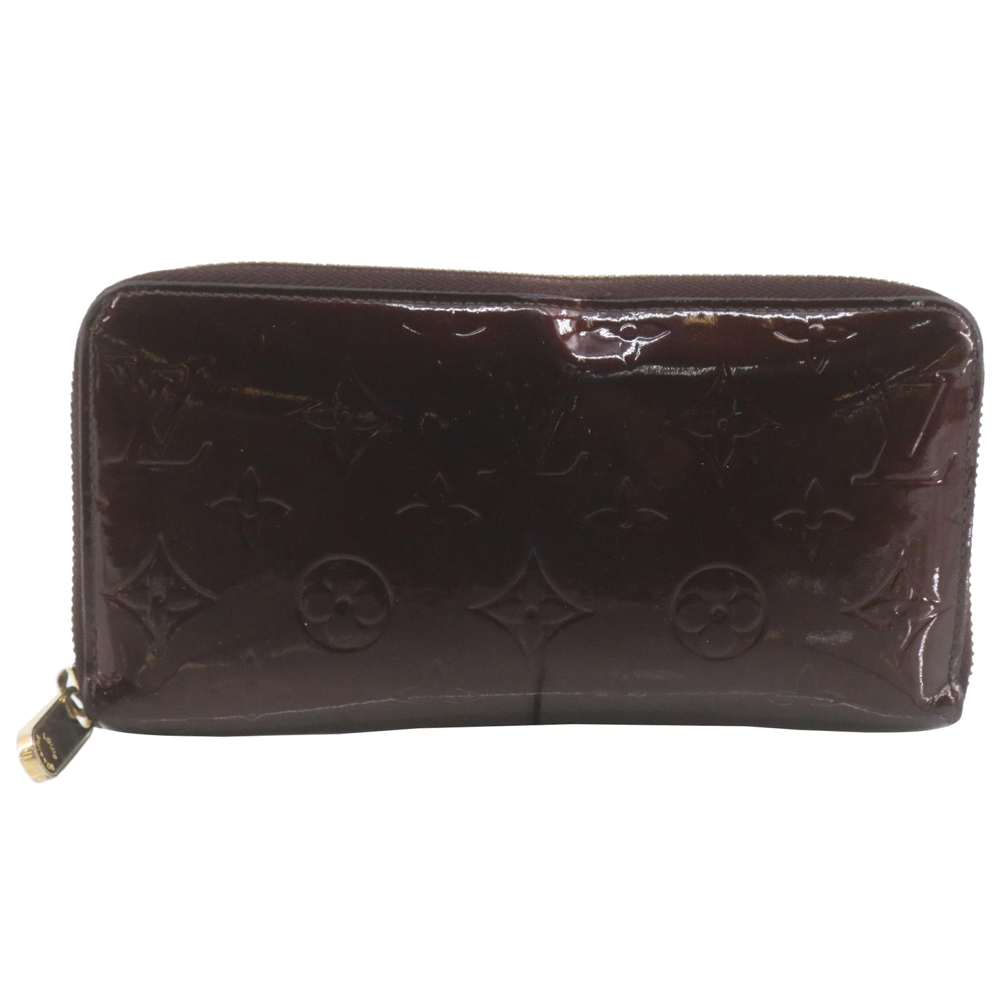 Vernis Burgundy Zippy Wallet