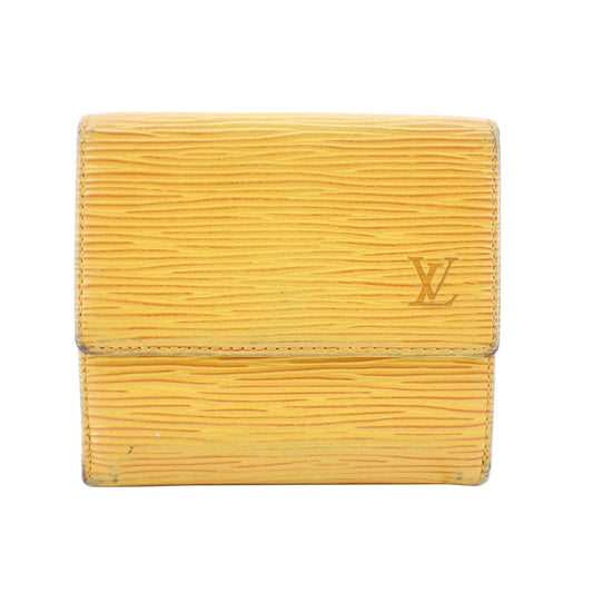 Epi Yellow Elise Wallet