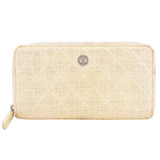 Beige Long Wallet