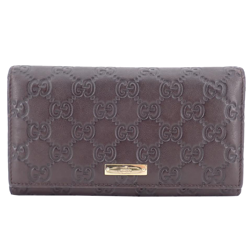 Brown Sima Long Wallet