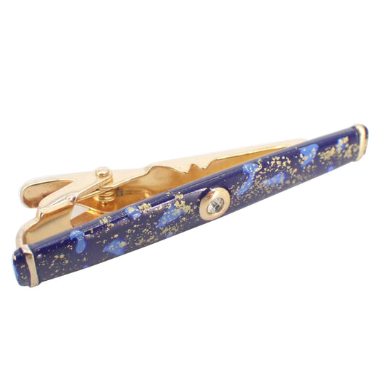 Blue Rhinestone Tie pin