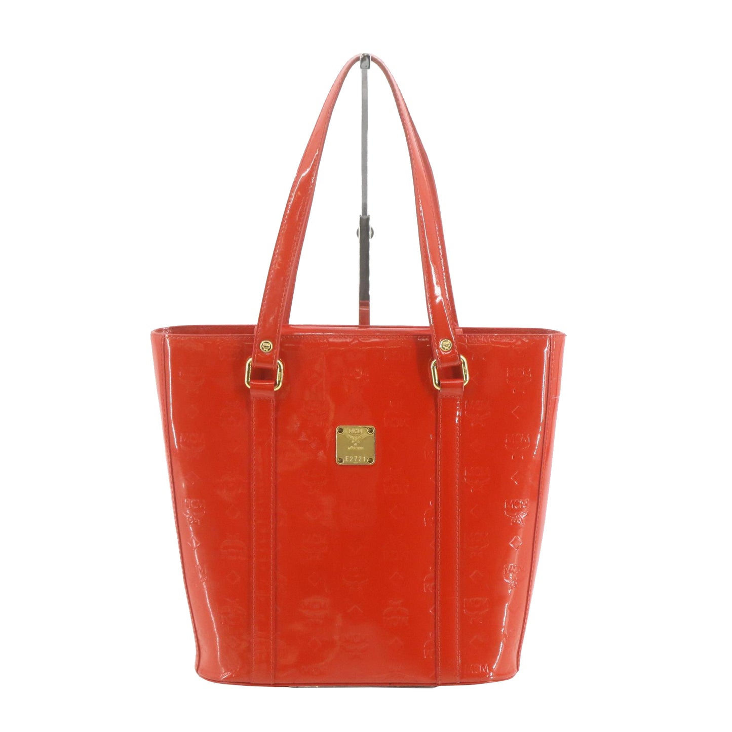 Red Leather Tote Bag