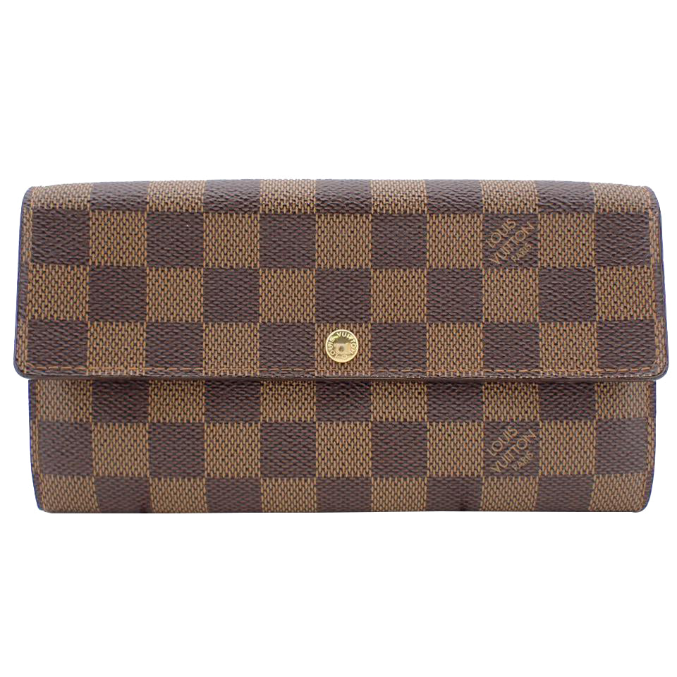 Damier Ebene Sarah Wallet