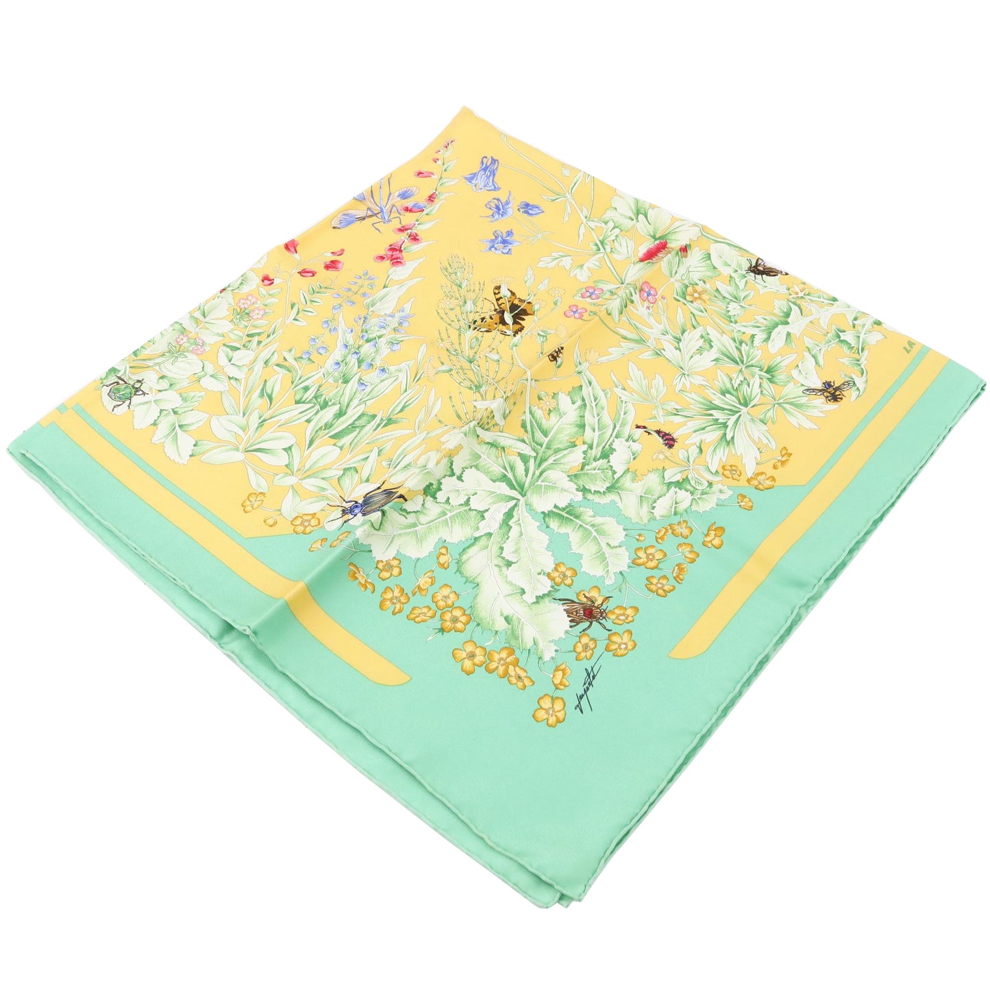 Green Silk Scarf