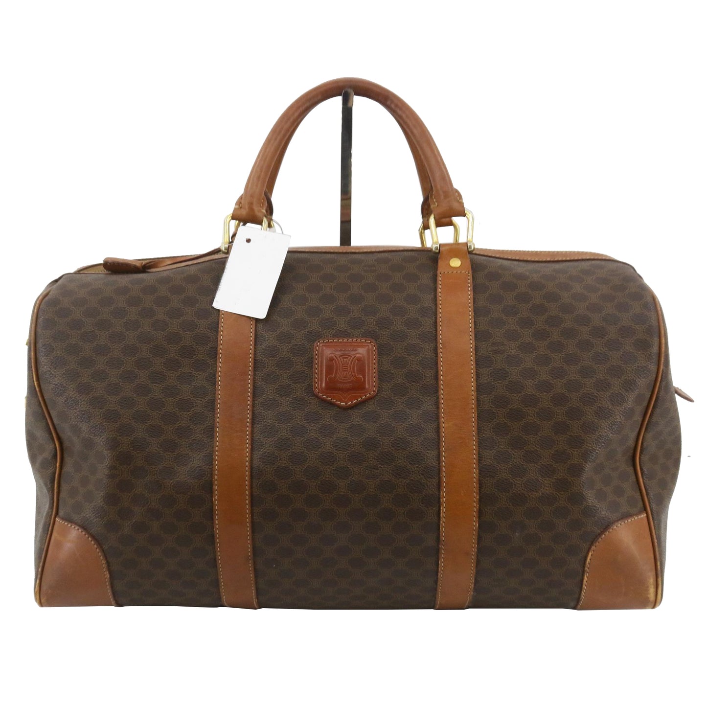 Brown Macadam Boston Bag