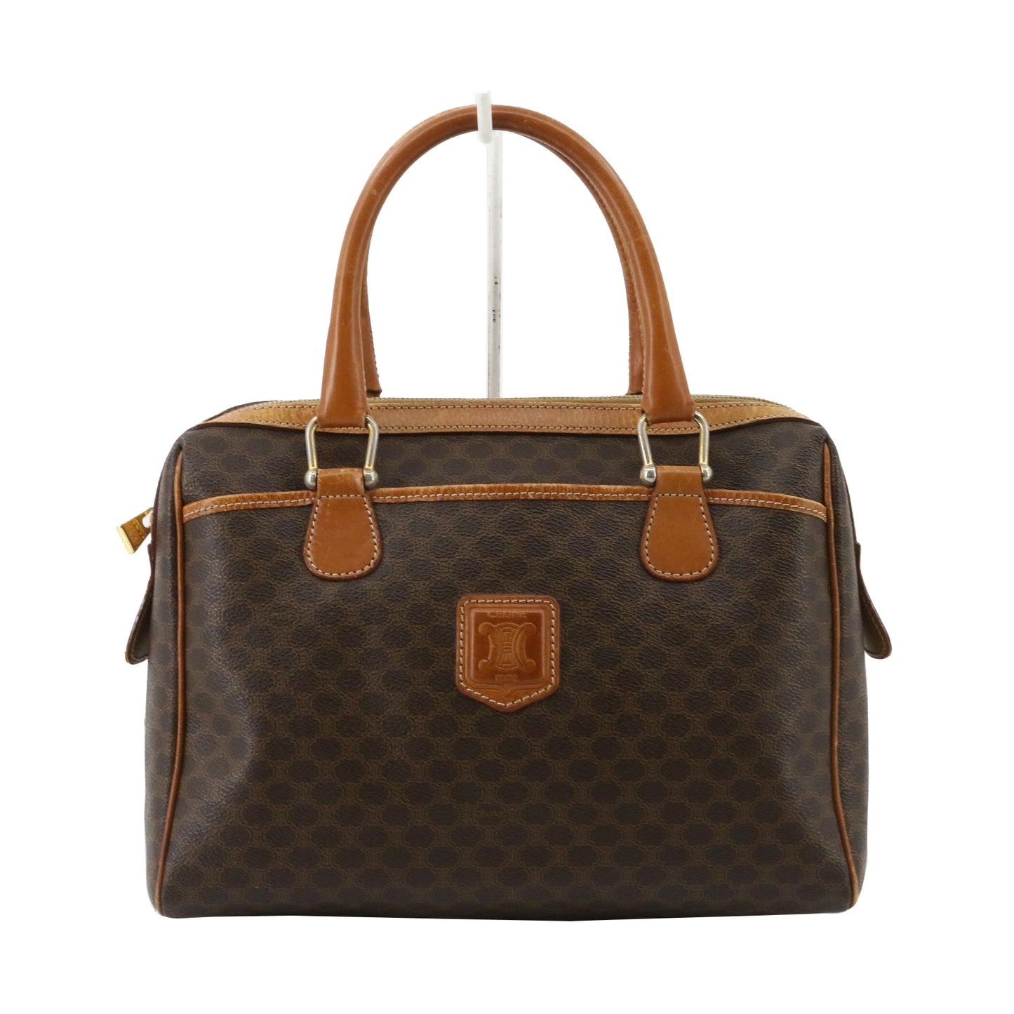 Brown Macadam Boston Bag