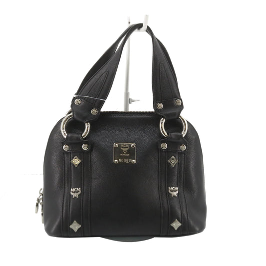 Black Leather Tote Bag