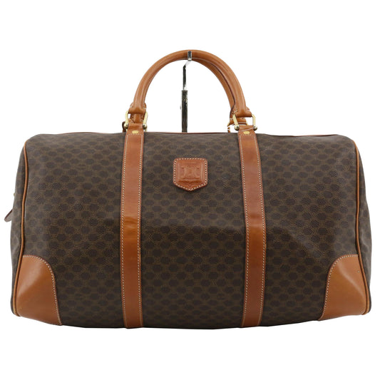 Brown Macadam Boston Bag