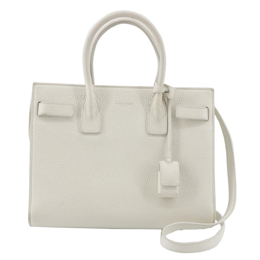 White Leather Handbag