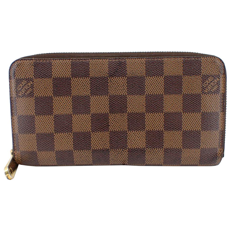 Damier Ebene Brown Zippy Wallet