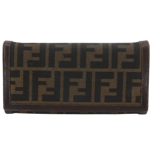 Brown Zucca Long Wallet