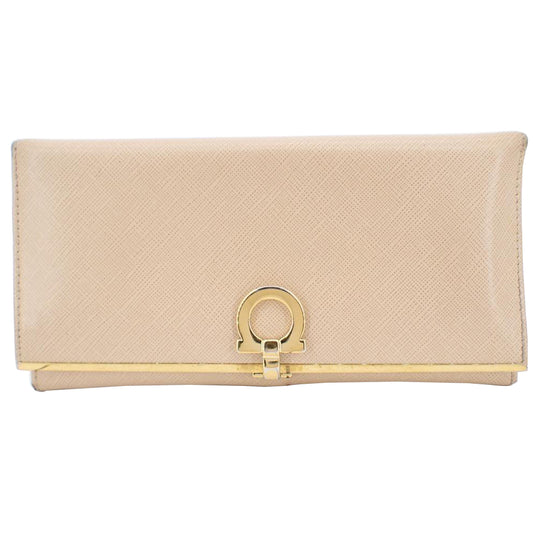 Pink Gancini Long Wallet