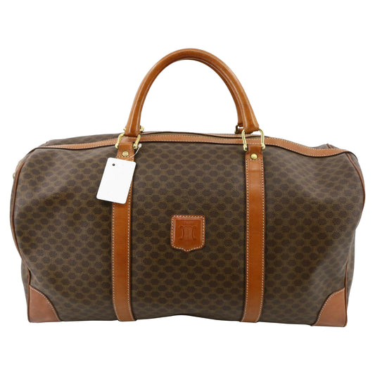 Brown Macadam Boston Bag